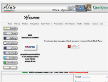 Tablet Screenshot of alexottica.it